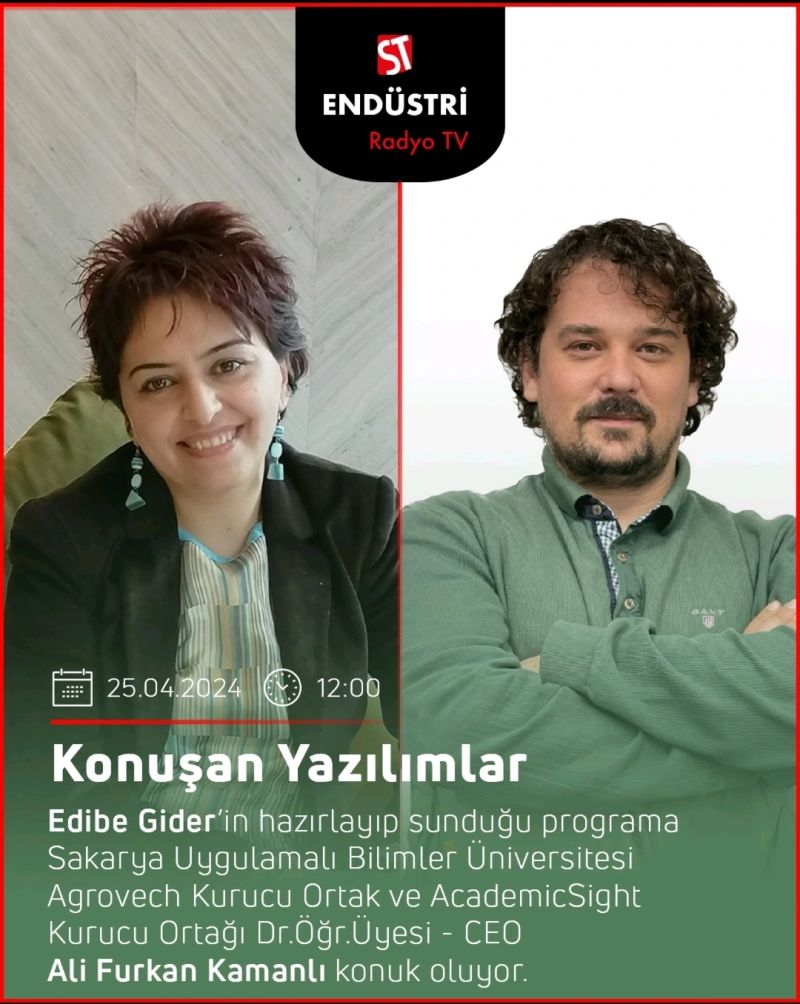 Guest on Edibe Gider’s “Talking Software” Program on Endüstri Radio (25.04.24)