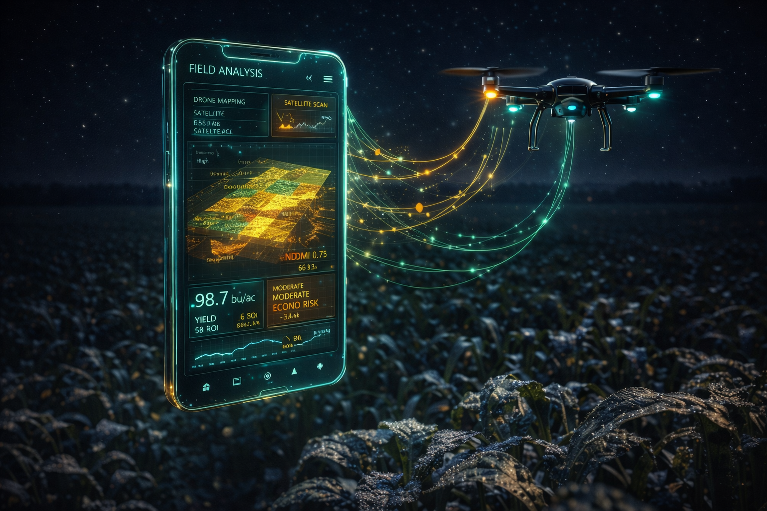 Farming in Your Pocket: Smart Agriculture with Drone & Satellite Analytics